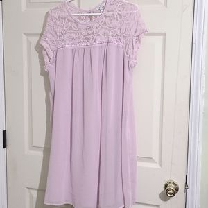 Light purple lavender dress 2x